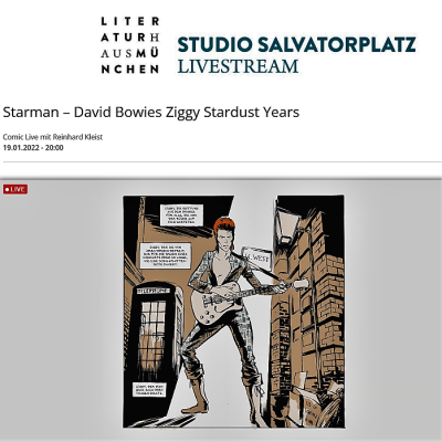 STARMAN TOUR Reinhard Kleist 19.01. Impressions